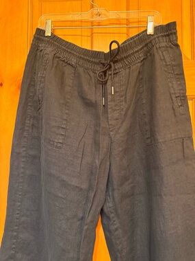 Athleta Black Elastic Drawstring Waist Pants